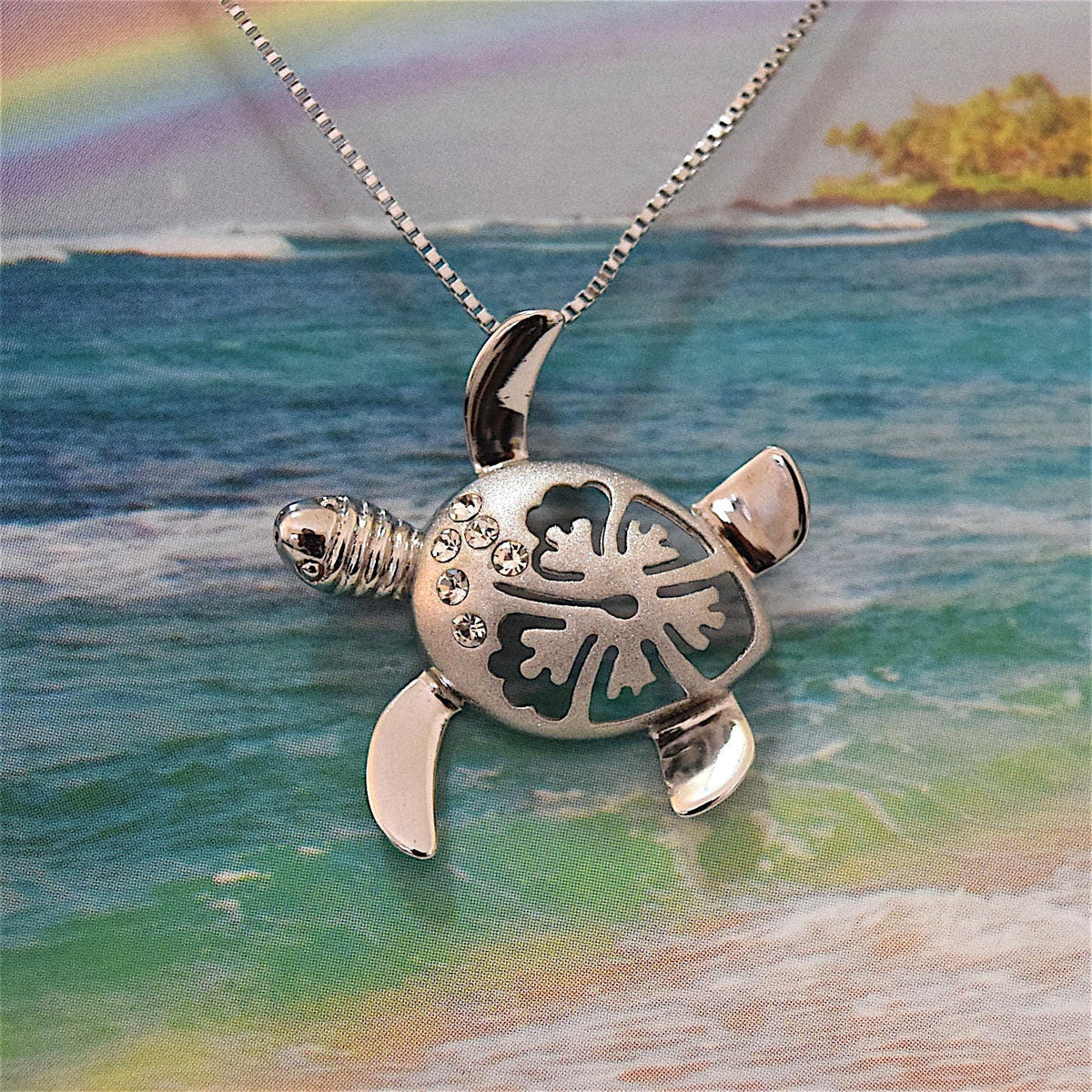  2023 New Sea Turtle Necklace Sterling Silver Love Heart Mother  Child Turtle Pendant Necklace Turtle Jewelry Gifts for Women Mother Sister  Daughter Filled Necklaces (B, One Size) : Pet Supplies