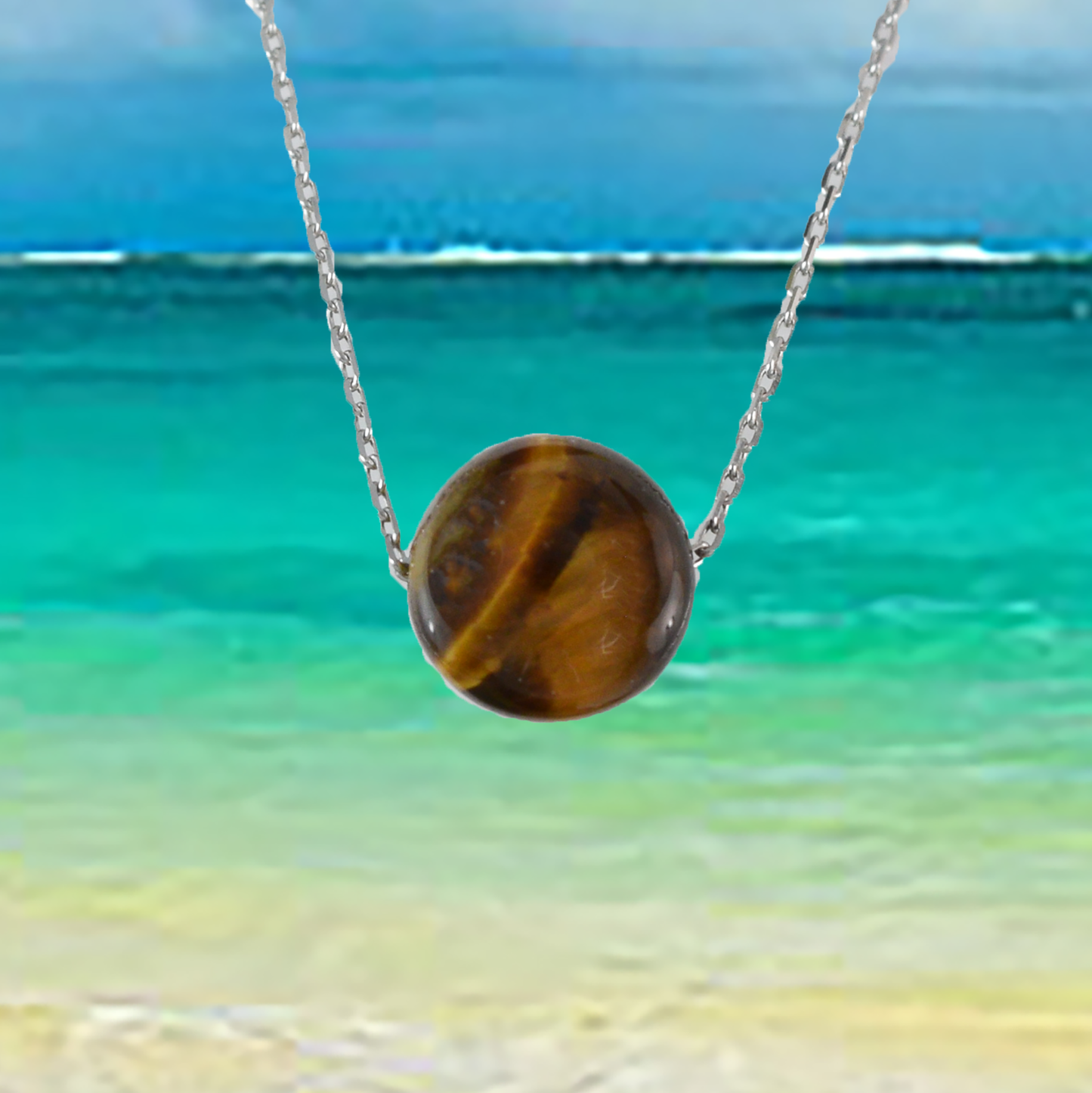 Magnifique collier de perles de Tahiti authentiques hawaïennes, collier réglable en argent sterling avec perles de Tahiti, cadeau d'anniversaire pour maman N8556, déclaration PC