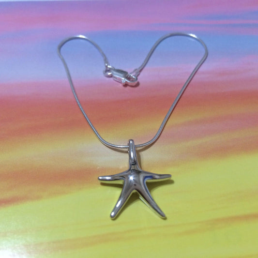 Pretty Hawaiian Starfish Anklet or Bracelet, Sterling Silver Star Fish Charm Bracelet, A2011 Birthday Mom Wife Girl Mother Gift - Hawaii Treasures Shop