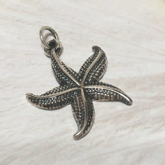 Unique Hawaiian Starfish Necklace, Sterling Silver Star Fish Pendant, N8335 Birthday Anniversary Mom Wife Mother Gift, Island Jewelry - Hawaii Treasures Shop