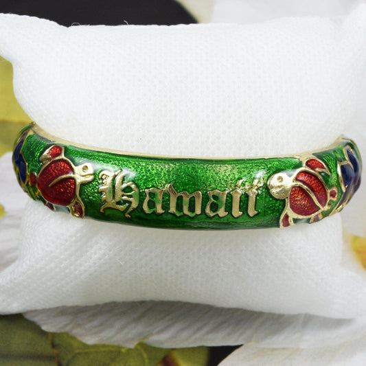 Unique Gorgeous Large Hawaiian Handcrafted Turtle Plumeria Enamel Bangle, Stainless Steel Turtle Bangle Bracelet, B3350 Birthday Mom Gift - Hawaii Treasures Shop