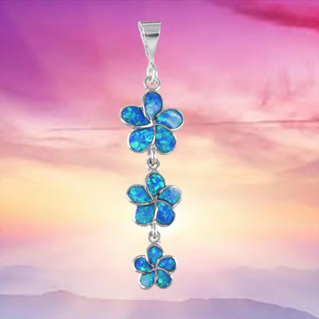 Watercolor Y Necklace-Blue Hawaiian main image 1