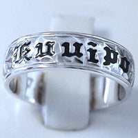 Beautiful Hawaiian Heirloom Kuuipo Ring, Sterling Silver Kuuipo Hawaiian Band Ring, R1028 Birthday Anniversary Wife Mom Gift, Island Jewelry