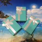Pretty Hawaiian Blue Opal Palm Tree Necklace, Sterling Silver Blue Opal Palm Tree Charm Pendant, N2062 Birthday Wife Mom Girl Valentine Gift
