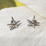 Beautiful Hawaiian Starfish Earring, Sterling Silver Starfish Stud Earring, E4103 Birthday Wife Mom Girl Valentine Gift, Island Jewelry