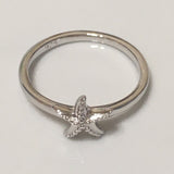 Unique Pretty Hawaiian Starfish Ring, Sterling Silver Star Fish Ring, Hawaiian Jewelry, R2365 Valentine Birthday Mom Gift, Stackable Ring