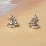 Unique Cute Hawaiian Small Rabbit Earring, Sterling Silver Rabbit Stud Earring, E8109 Birthday Mom Wife Girl Valentine Gift, Animal Jewelry