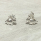Unique Cute Hawaiian Small Rabbit Earring, Sterling Silver Rabbit Stud Earring, E8109 Birthday Mom Wife Girl Valentine Gift, Animal Jewelry