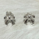 Unique Hawaiian Small Bow Earring, Sterling Silver Bow Stud Earring, E8127 Birthday Mom Wife Girl Valentine Gift