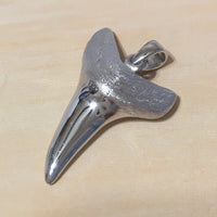 Unique Hawaiian 3D Solid Shark Teeth Necklace, Sterling Silver Shark Teeth Pendant, N6108 Birthday Valentine Wife Mom Gift, Island Jewelry
