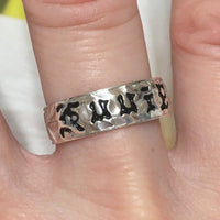 Beautiful Hawaiian Heirloom Kuuipo Ring, Sterling Silver Kuuipo Hawaiian Band Ring, R1028 Birthday Anniversary Wife Mom Gift, Island Jewelry