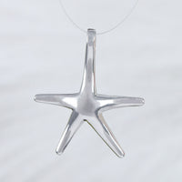 Pretty Hawaiian Starfish Necklace and Earring, Sterling Silver Star Fish Charm Pendant, N2011S Birthday Valentine Wife Mom Girl Gift