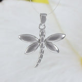 Beautiful Hawaiian Dragonfly Necklace and Earring, Sterling Silver Dragonfly Pendant, N6115S Birthday Valentine Wife Mom Girl Gift