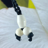 Beautiful Hawaiian Fish Hook Necklace, Hand Carved Buffalo Bone Fish Hook Necklace, B6158 Birthday Valentine Gift, Island Jewelry